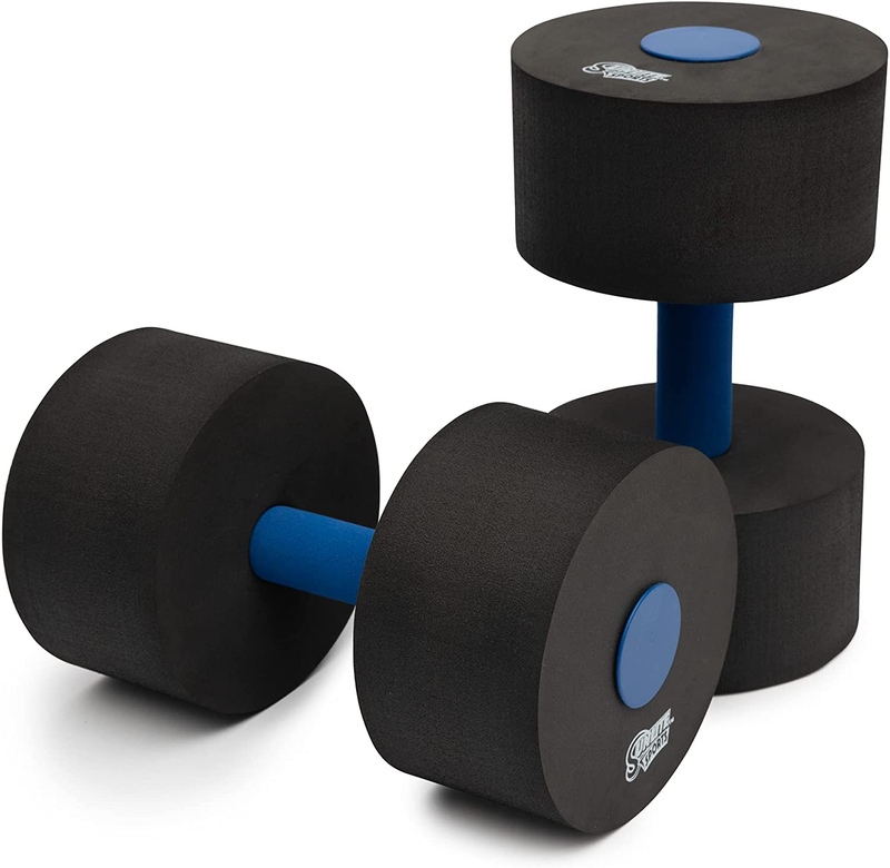 Sunlite Sports High-Density EVA-Foam Dumbbell Set, Water Weight, Soft Padded, Water Aerobics, Aqua Therapy, Pool Fitness, Water Exercise Sporting Goods > Outdoor Recreation > Boating & Water Sports > Swimming Sunlite Sports Black Medium  