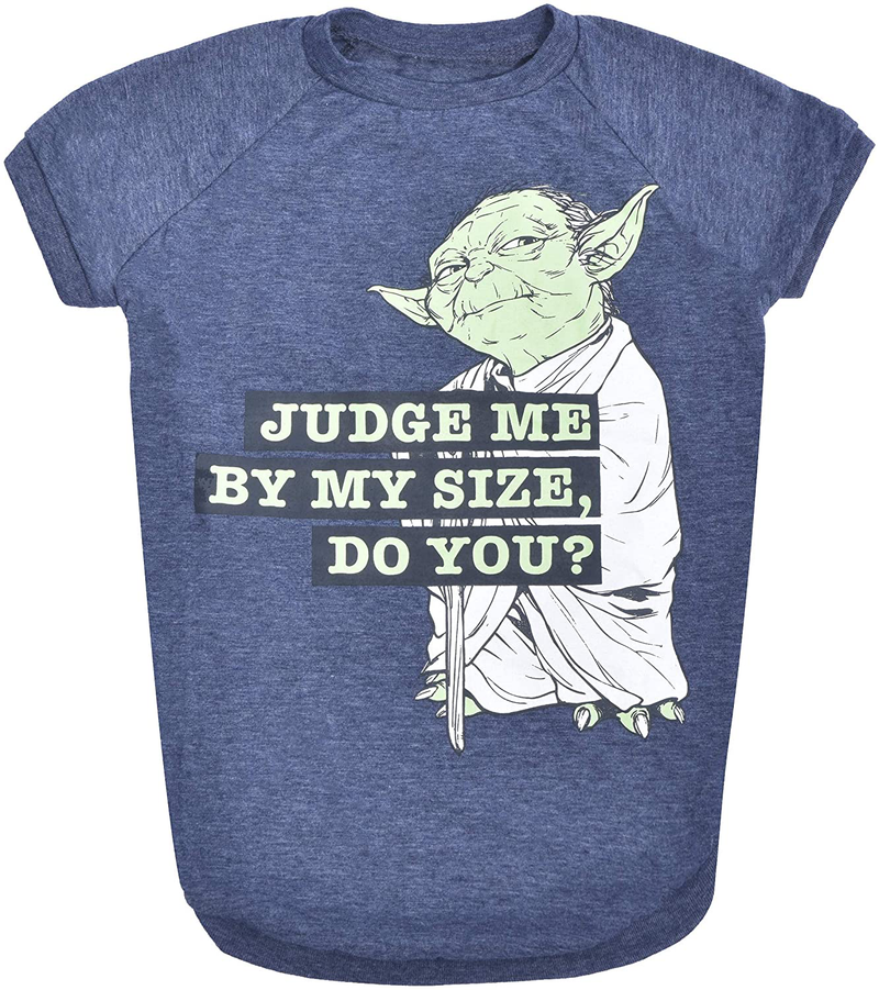 Star Wars for Pets Yoda Dog Tee - Star Wars for Pets Yoda Shirt for Dogs - Star Wars Dog Costume, Dog Clothes, Star Wars Dog Shirt, Star Wars Pet Shirt, Pet Clothes, Yoda Pet Shirt Animals & Pet Supplies > Pet Supplies > Dog Supplies > Dog Apparel STAR WARS Small  