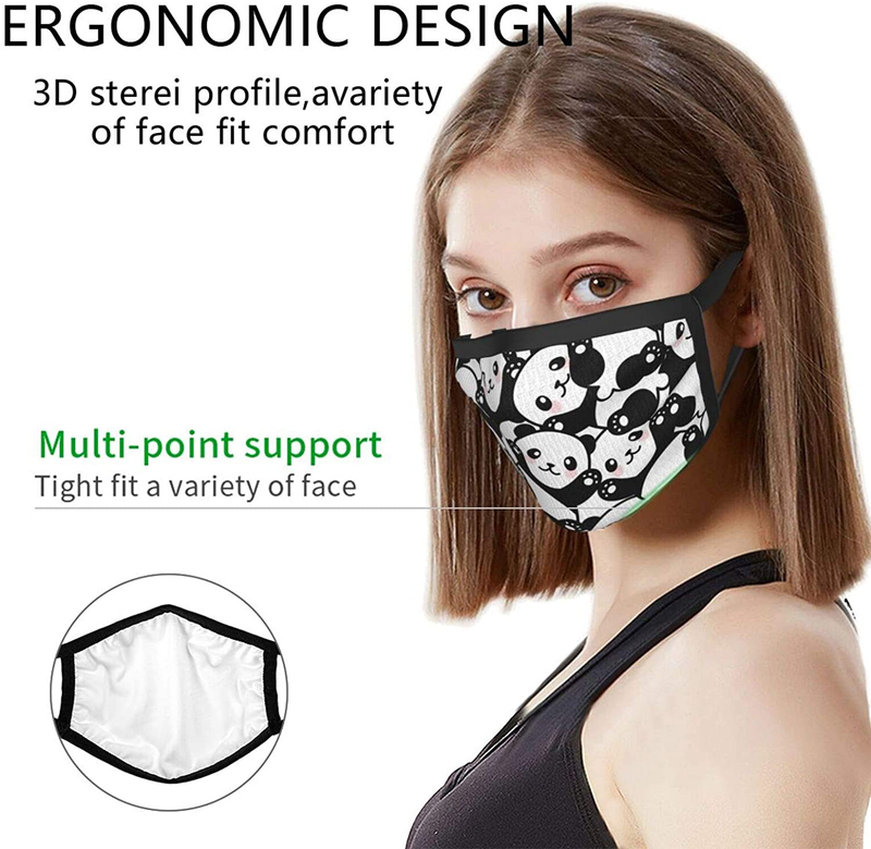 Gocerktr Mouth Cover Reusable anti Dust Windpfroof Face Cover for Outdoors, Festivals, Sports, Raves
