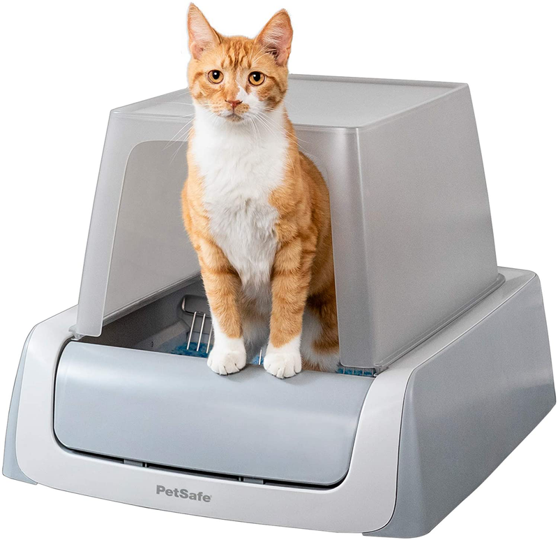 PetSafe ScoopFree Automatic Self-Cleaning Cat Litter Boxes - 2nd Generation or Smart, WiFi Connected, iOS or Android App Tracking - Includes Disposable Litter Tray with Premium Blue Crystal Cat Litter Animals & Pet Supplies > Pet Supplies > Cat Supplies > Cat Litter PetSafe Front-Entry 2nd Generation 
