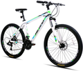 Hiland 26 Inch Mountain Bike Aluminum 21 Speeds with 17 Inch Frame Disc-Brake 3/6-Spokes