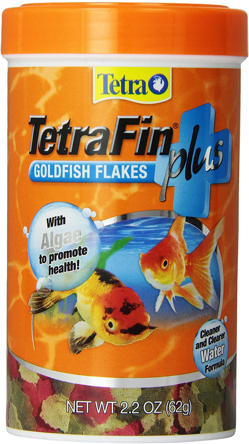 Tetra TetraFin Plus Goldfish Flakes with Algae Cleaner Water Formula Animals & Pet Supplies > Pet Supplies > Fish Supplies > Fish Food Tetra 2.2 Ounce (Pack of 1)  