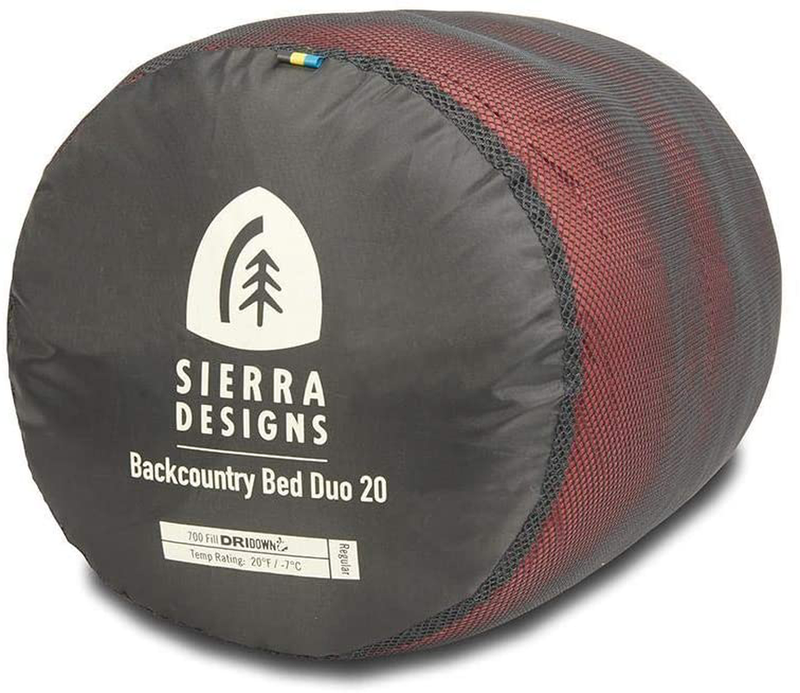 Sierra Designs Backcountry Bed 20 Degree 650F Dridown Lightweight Sleeping Bag for Adults Sporting Goods > Outdoor Recreation > Camping & Hiking > Sleeping Bags Sierra Designs   