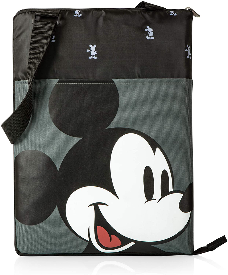 PICNIC TIME Disney Classics Mickey Mouse Vista Outdoor Picnic Blanket Tote Black, One Size