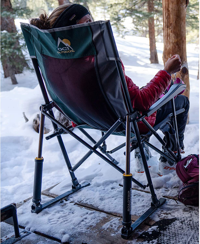 GCI Outdoor Roadtrip Rocker, One Size, Hunter Sporting Goods > Outdoor Recreation > Camping & Hiking > Camp Furniture GCI Outdoor   