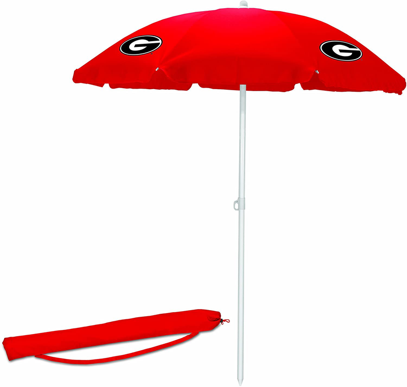 NCAA Georgia Bulldogs Portable Sunshade Umbrella Home & Garden > Lawn & Garden > Outdoor Living > Outdoor Umbrella & Sunshade Accessories PICNIC TIME   