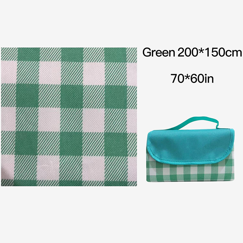 Machine Washable Large Picnic Blanket, Beach Blanket Handy Mat&Padding Camping on Grass and Portable& Outdoor Accessory for Handy Waterproof Stadium Mat,Portable for The Family, Friends，Kid (B) Home & Garden > Lawn & Garden > Outdoor Living > Outdoor Blankets > Picnic Blankets LIJETY   