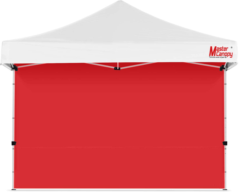 MASTERCANOPY Instant Canopy Tent Sidewall for 10x10 Pop Up Canopy, 1 Piece, White Home & Garden > Lawn & Garden > Outdoor Living > Outdoor Structures > Canopies & Gazebos MASTERCANOPY Red 12x12 