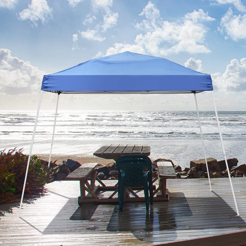 GDY 10x10 Ft Outdoor Pop Up Canopy Tent, Commercial Portable Instant Folding Shelter Gazebos Blue Waterproof Canopies with Carrying Bag Home & Garden > Lawn & Garden > Outdoor Living > Outdoor Structures > Canopies & Gazebos gdy Blue 8x8 