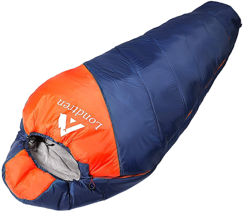 Londtren Mummy Sleeping Bag 0 Degree Sleeping Bags for Adults Cold Weather Camping Sleeping Bag Zero Degree Outdoor Winter Waterproof Flannel Sporting Goods > Outdoor Recreation > Camping & Hiking > Sleeping BagsSporting Goods > Outdoor Recreation > Camping & Hiking > Sleeping Bags Londtren   