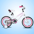 JOYSTAR 12" 14" 16" Kids Cruiser Bike with Training Wheels for Ages 2-7 Years Old Girls & Boys, Toddler Kids Children Bicycles Sporting Goods > Outdoor Recreation > Cycling > Bicycles JOYSTAR Cruiser-White 12 Inch 