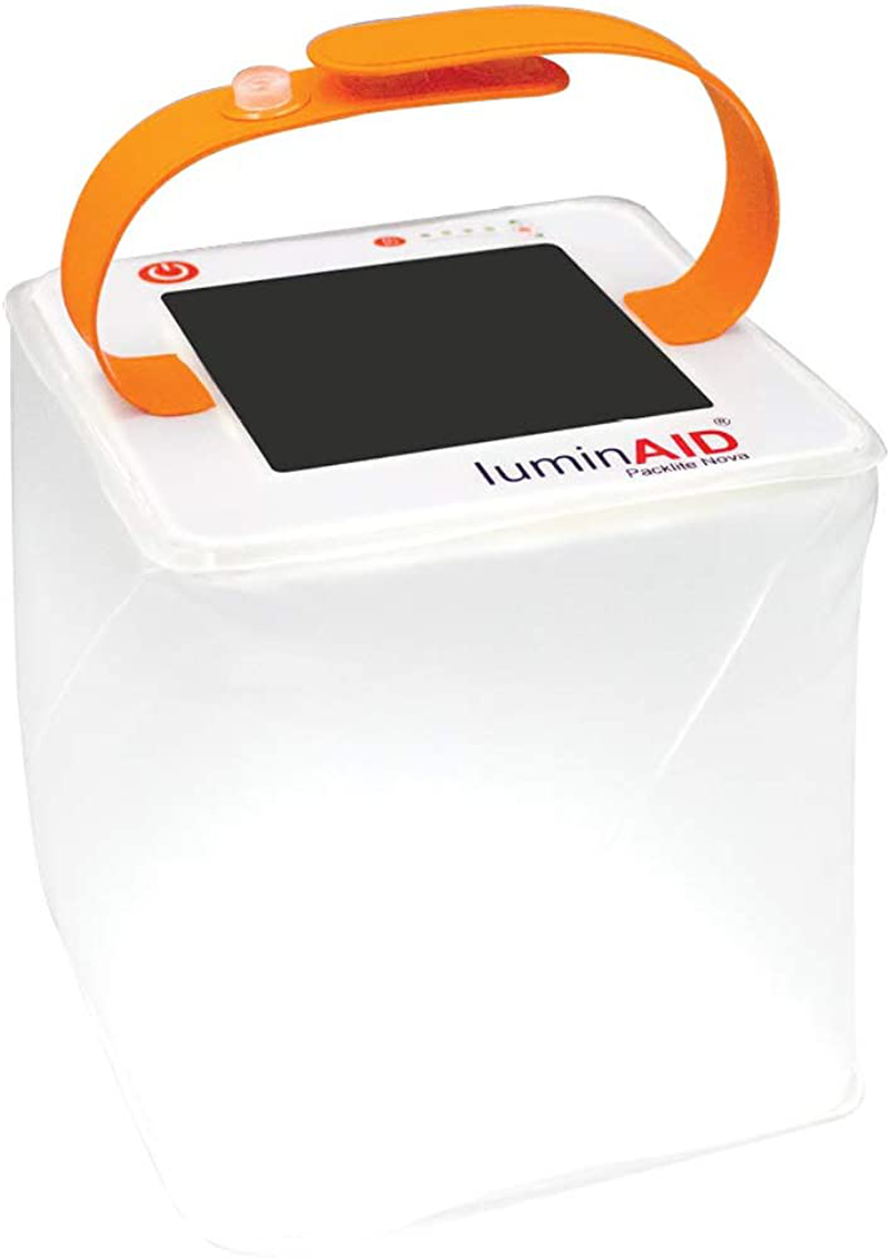 LuminAID Solar Inflatable Lanterns | Great for Camping, Hurricane Emergency Kits and Travel | As Seen on Shark Tank Home & Garden > Lighting > Lamps LuminAID White  