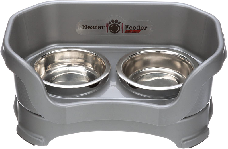Neater Pet Brands - Neater Feeder Deluxe Dog and Cat Variations and Colors Animals & Pet Supplies > Pet Supplies > Cat Supplies Neater Pet Brands Gunmetal Grey Cat 