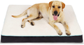 EDUJIN Egg Crate Foam Dog Bed - Orthopedic Rectangle Pet Bed with Removable Washable Cover - Soft anti Slip Pad Mat