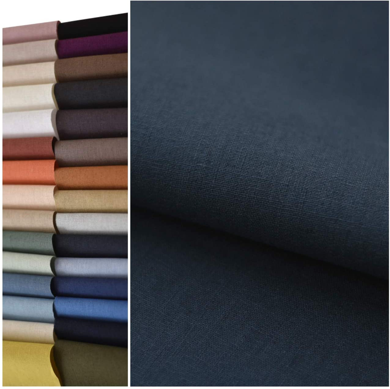 COTTONVILL 11COUNT Linen Blend Solid Bio Washing Fabric (3yard, 15-Persian Blue) Arts & Entertainment > Hobbies & Creative Arts > Arts & Crafts > Crafting Patterns & Molds > Sewing Patterns COTTONVILL 16-majolica Blue 3yard 