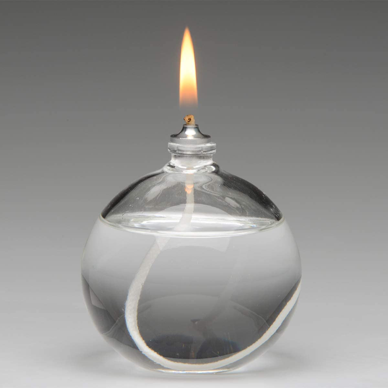 Firefly Refillable Liquid Bliss Petite Round Glass Oil Candle - Sturdy Borosillicate Glass - Eco Friendly Home & Garden > Lighting Accessories > Oil Lamp Fuel Firefly   
