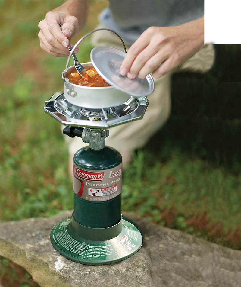Coleman Gas Stove | Portable Bottletop Propane Camp Stove with Adjustable Burner Sporting Goods > Outdoor Recreation > Camping & Hiking > Tent Accessories Coleman   