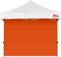 MASTERCANOPY Instant Canopy Tent Sidewall for 10x10 Pop Up Canopy, 1 Piece, White Home & Garden > Lawn & Garden > Outdoor Living > Outdoor Structures > Canopies & Gazebos MASTERCANOPY Orange 10x10 