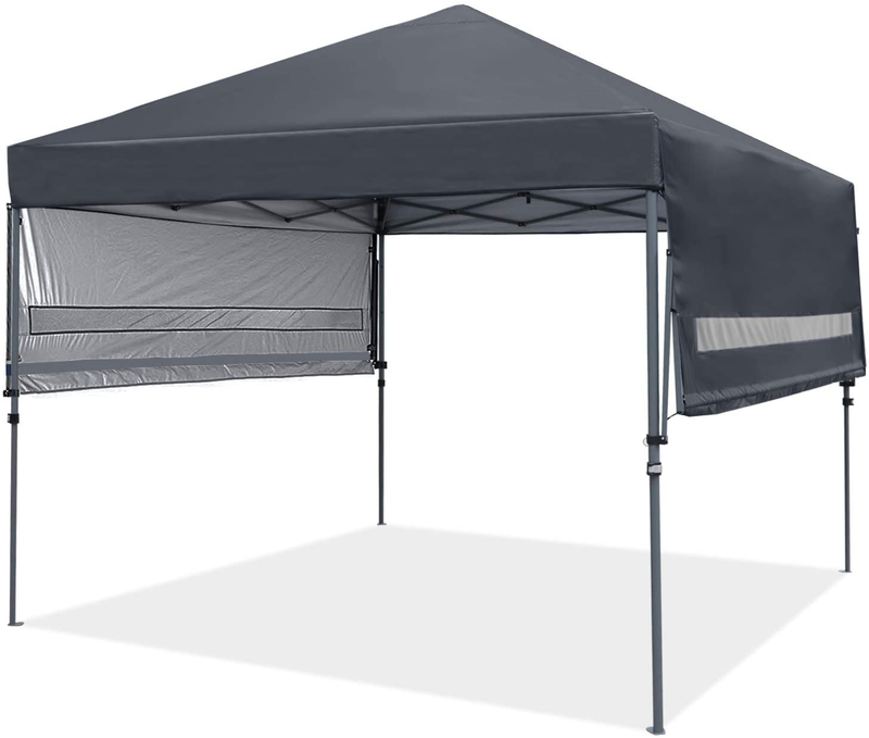 MASTERCANOPY 10x10 Pop-up Gazebo Canopy Tent with Double Awnings Dark Gray Home & Garden > Lawn & Garden > Outdoor Living > Outdoor Structures > Canopies & Gazebos MASTERCANOPY   