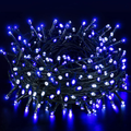 Quntis Battery Operated String Lights - 132FT 300 Leds Valentine Fairy Lights Indoor Outdoor 8 Mode Multicolor Holiday Decoration Twinkle Lights with Timer for Valentines Day Wedding Party Christmas Home & Garden > Decor > Seasonal & Holiday Decorations Quntis Blue White  
