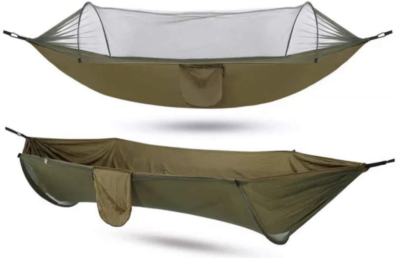 Gastonia Camping Hammock with Mosquito Bug Net Tent & Tree Straps with Carabiners - Lightweight Portable Single Double Sleep Set for Hiking, Backpacking, Travel, Complete with Stow Away Pocket Home & Garden > Lawn & Garden > Outdoor Living > Hammocks Gastonia Default Title  