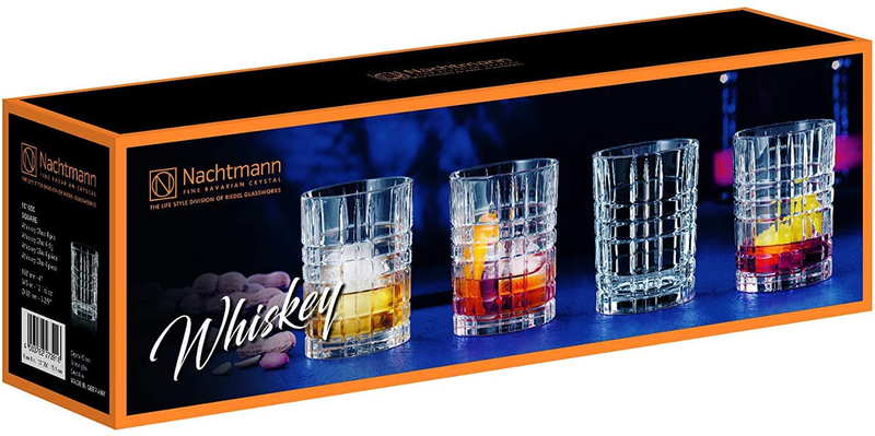 Nachtmann Square Series Whisky Glass, Set of 4 Home & Garden > Decor > Vases Nachtmann Whiskey  