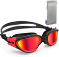 OMID Swim Goggles, Comfortable Polarized Anti-Fog Swimming Goggles for Adult Sporting Goods > Outdoor Recreation > Boating & Water Sports > Swimming > Swim Goggles & Masks OMID H-polarized Mirrored Red - Red Frame  