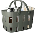 Rejomiik Portable Shower Caddy Basket Plastic Organizer Storage Basket with Handle/Drainage Holes, Toiletry Tote Bag Bin Box for Bathroom, College Dorm Room Essentials, Kitchen, Camp, Gym - Blue Sporting Goods > Outdoor Recreation > Camping & Hiking > Portable Toilets & Showers rejomiik C-green  