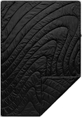 Rumpl The Original Puffy | Printed Outdoor Camping Blanket for Traveling, Picnics, Beach Trips, Concerts | Geo, 1-Person Home & Garden > Lawn & Garden > Outdoor Living > Outdoor Blankets > Picnic Blankets Rumpl Black  