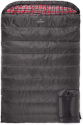 TETON Sports Mammoth Queen-Size Double Sleeping Bag; Warm and Comfortable for Family Camping Sporting Goods > Outdoor Recreation > Camping & Hiking > Sleeping Bags TETON Sports Grey Taffeta 20 Degrees Fahrenheit 