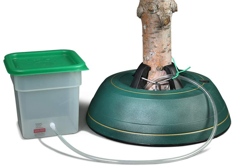 Evergreen Helper Christmas Tree Watering System (+ Plant Preservative) | A Happy, Healthy, Hydrated Christmas Tree Never Has a Dry Stand | Made in USA Home & Garden > Decor > Seasonal & Holiday Decorations > Christmas Tree Stands LEVGO HOME   