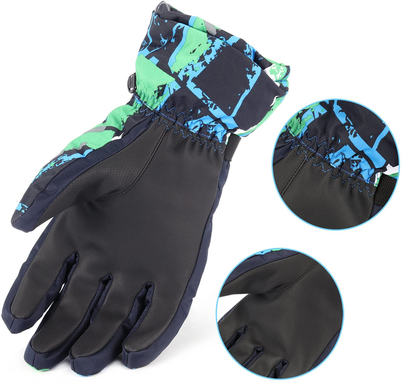 Ski Gloves,RunRRIn Winter Warmest Waterproof and Breathable Snow Gloves for Mens,Womens,ladies and Kids Skiing,Snowboarding  RunRRIn   