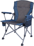 REDCAMP Oversized Folding Camping Chairs for Adults Heavy Duty 250/330/500Lb, Sturdy Steel Frame Portable Outdoor Sport Chairs with High Back and Hard Arms, Blue/Camouflage/Black Sporting Goods > Outdoor Recreation > Camping & Hiking > Camp Furniture REDCAMP Blue (Oversized)  