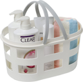 Portable Shower Caddy Basket,Tote Plastic Organizer Storage Baskets with Handles,Shower Caddy Bins Organizer for College Dorm,Bathroom and Kitchen (Lake Blue) Sporting Goods > Outdoor Recreation > Camping & Hiking > Portable Toilets & Showers KUNZHAN White  