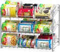 SimpleHouseware Stackable Can Rack Organizer, Chrome Home & Garden > Kitchen & Dining > Food Storage Simple Houseware Silver  