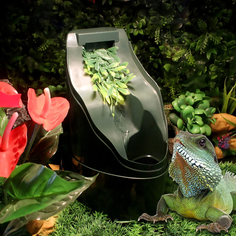 NOMOY Reptile Chameleon Drinking Fountain Water Dripper, Suitable for Snake, Gecko, Lizard, Chameleon, Bearded Dragon Water Dispenser Water Dish Bowl, Reptiles Habitat Waterfall & Tank Accessories Kit