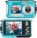 Waterproof Digital Camera Underwater Camera Full HD 2.7K 48 MP Video Recorder Selfie Dual Screens 16X Digital Zoom Flashlight Waterproof Camera for Snorkeling Cameras & Optics > Cameras > Digital Cameras YISENCE DV806  