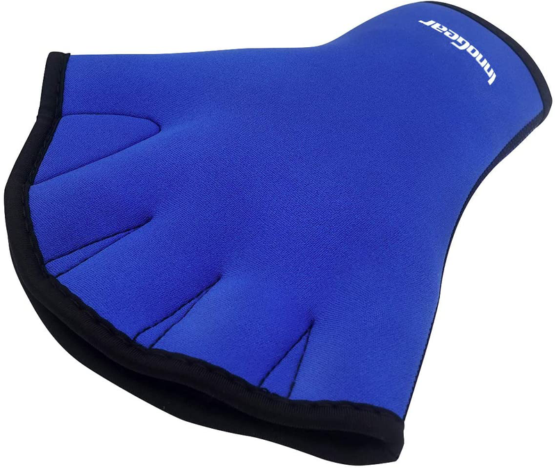 InnoGear Swim Gloves Aquatic Fitness Water Resistance Training Aqua Fit Webbed Gloves, 1 Pair