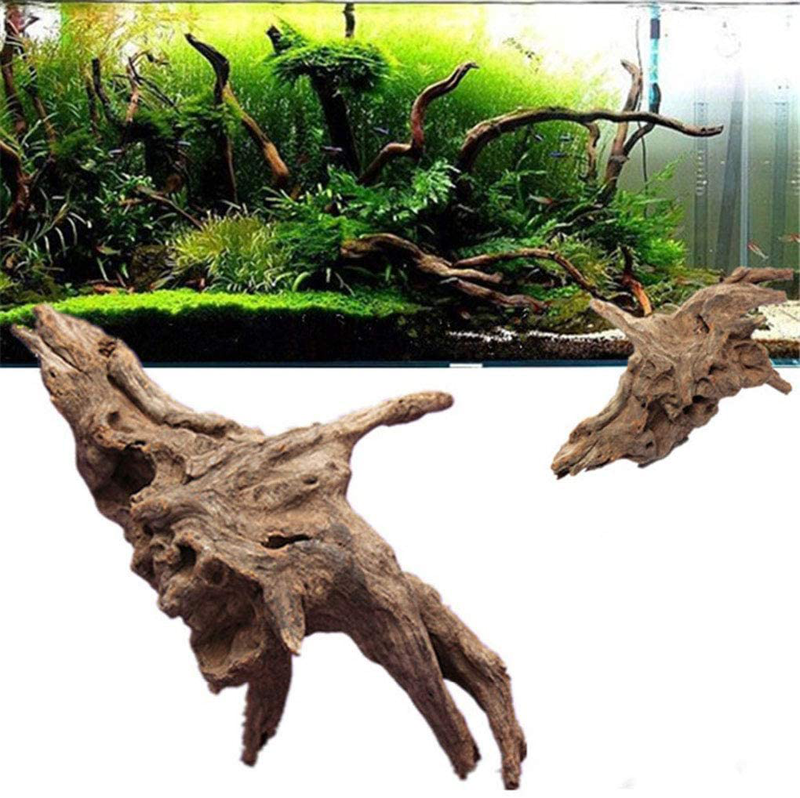 Hamiledyi Aquarium Decoration Driftwood Log,Large Aquarium Ornament Natural Wood Branch Trunk Stump for Fish Tank Decor Reptiles(L: 7" to 11") Animals & Pet Supplies > Pet Supplies > Fish Supplies > Aquarium Decor Hamiledyi   