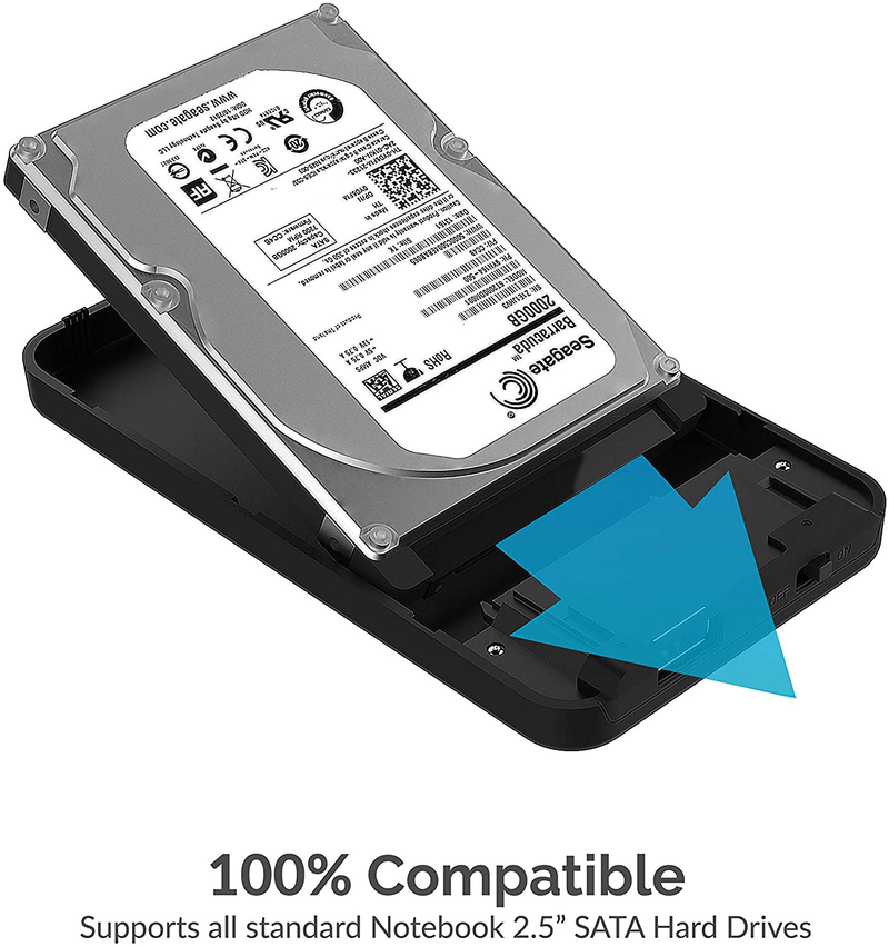 SABRENT 2.5-Inch SATA to USB 3.0 Tool-Free External Hard Drive Enclosure [Optimized for SSD, Support UASP SATA III] Black (EC-UASP) Electronics > Electronics Accessories > Computer Components > Storage Devices > Hard Drive Accessories > Hard Drive Enclosures & Mounts ‎Sabrent   