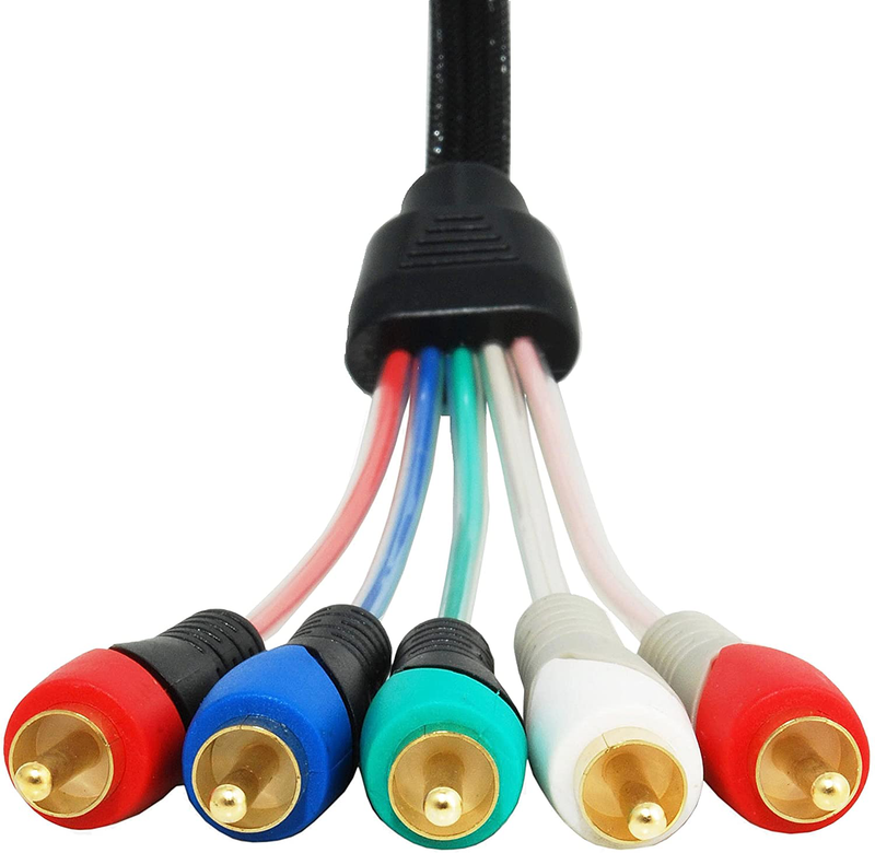 Mediabridge Component Video Cables with Audio (6 Feet) - Gold Plated RCA to RCA - Supports 1080i Electronics > Electronics Accessories > Cables > Audio & Video Cables Mediabridge   
