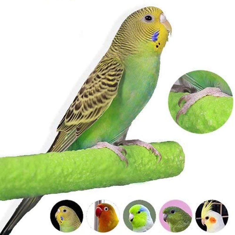 Mrli Pet 7 Pack Bird Cage Perch Toy, Parrot Stand Wood Paw Grinding Stick for Budgies Parakeet Cockatiel Conure Animals & Pet Supplies > Pet Supplies > Bird Supplies Mrli Pet   