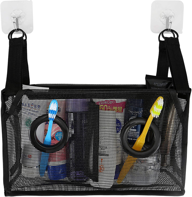 Cozycabin Mesh Shower Caddy Portable Toiletry Tote Bag, Quick Dry, Bath & Toiletry Organizer Bag for College Dorm Bathroom Gym Sporting Goods > Outdoor Recreation > Camping & Hiking > Portable Toilets & ShowersSporting Goods > Outdoor Recreation > Camping & Hiking > Portable Toilets & Showers CozyCabin   