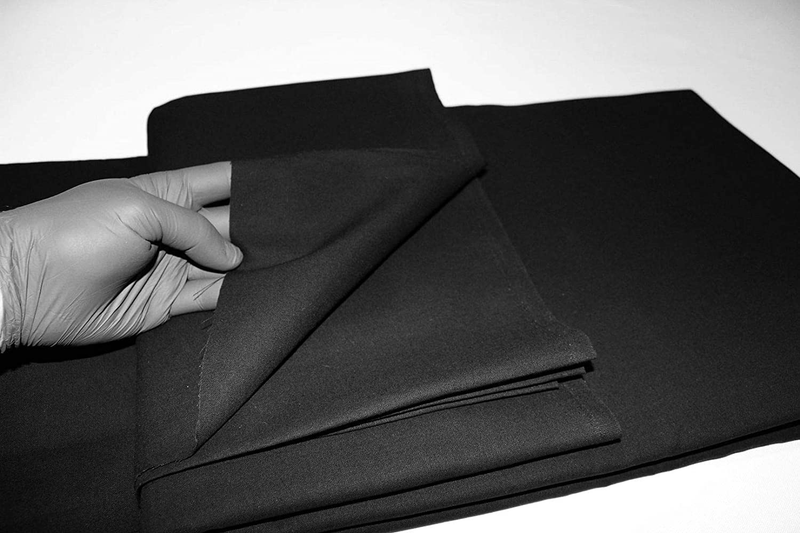 Mybecca Black 100% Cotton Muslin Fabric,Textile Draping Fabric Wide: 60 inch 10 Yards (5 Feet x 30 Feet)(63" x 360") Arts & Entertainment > Hobbies & Creative Arts > Arts & Crafts > Art & Crafting Materials > Textiles > Fabric Mybecca   