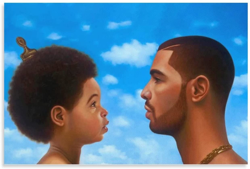 FEILEI Rapper Drake Nothing Was the Same Poster HD Canvas Prints Wall Art Room Aesthetics Decor 12X18Inch(30X45Cm) Home & Garden > Decor > Artwork > Posters, Prints, & Visual Artwork FEILEI Unframe-style 12x18inch(30x45cm) 