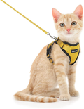 Dooradar Cat Leash and Harness Set, Escape Proof Safe Breathable Cat Vest Harness for Walking , Easy Control Soft Adjustable Reflective Strips Mesh Jacket for Cats, Pink, XS (Chest: 13.5” -16.0”) Animals & Pet Supplies > Pet Supplies > Cat Supplies > Cat Apparel Dooradar Yellow X-Small (Pack of 1) 