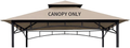 CoastShade 8x 5 Grill BBQ Gazebo Double Tiered Replacement Canopy Roof Outdoor Barbecue Gazebo Tent Roof Top,Burgundy Home & Garden > Lawn & Garden > Outdoor Living > Outdoor Structures > Canopies & Gazebos CoastShade Light Khaki  