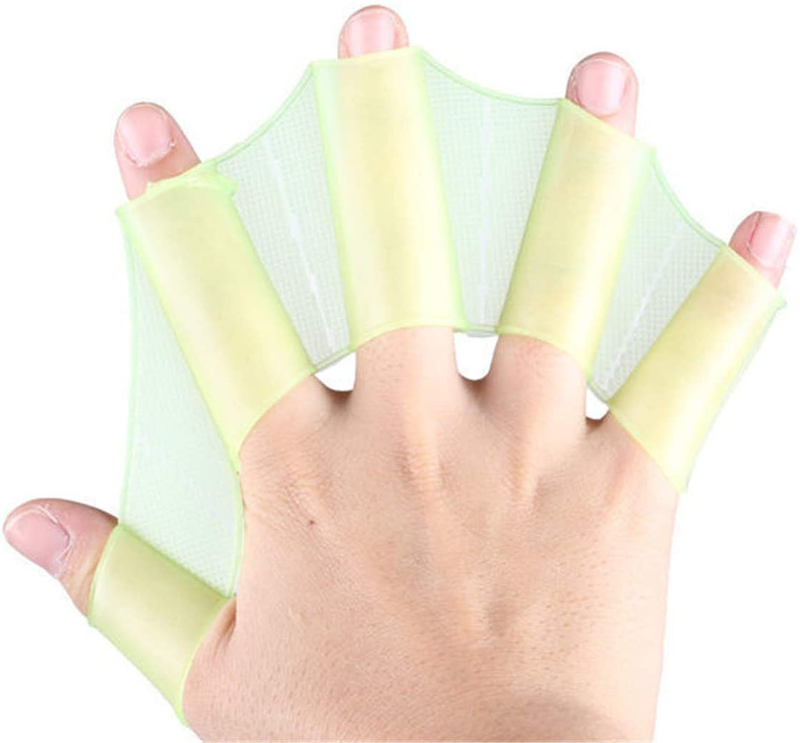 DDNFO Swimming Fins 3 Pair Unisex Frog Type Silicone Girdles Swimming Hand Fins Flippers Palm Finger Webbed Gloves Paddle Water Sports.(DDN52) Sporting Goods > Outdoor Recreation > Boating & Water Sports > Swimming > Swim Gloves DDNFO A  