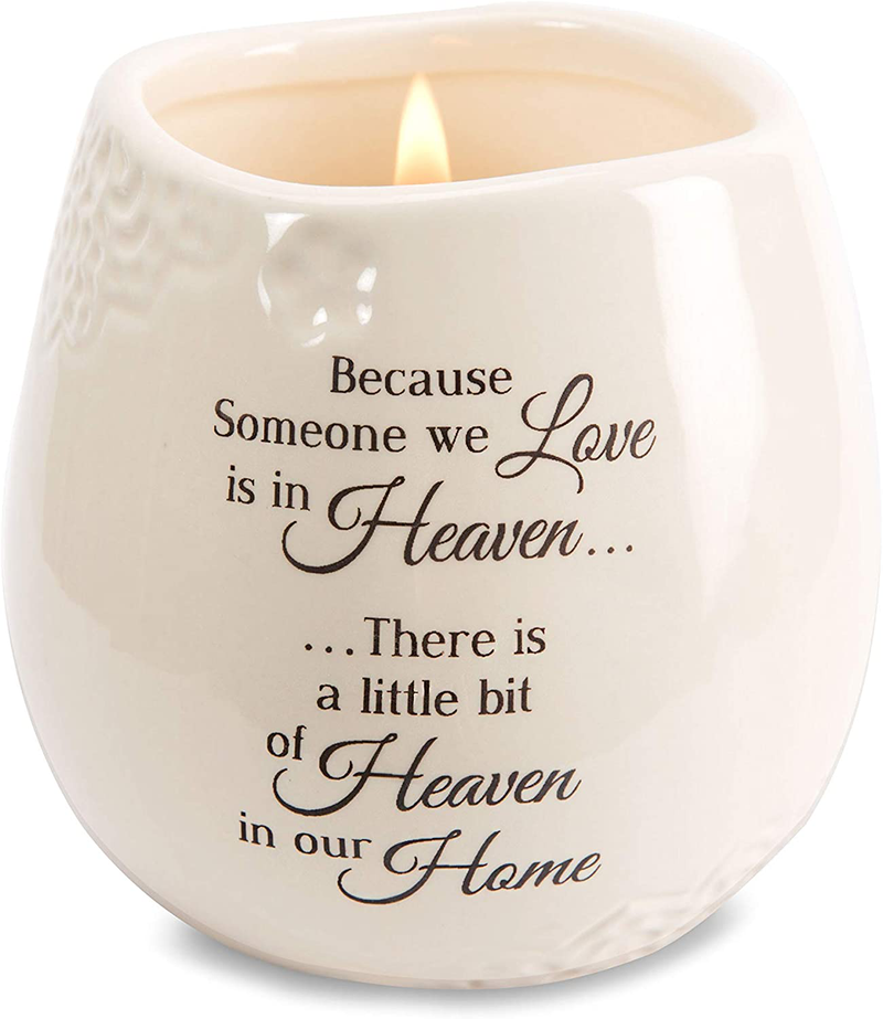 Pavilion Gift Company 19177 In Memory of Loved One Ceramic Soy Wax Candle Home & Garden > Decor > Home Fragrances > Candles Pavilion Gift Company Candle  
