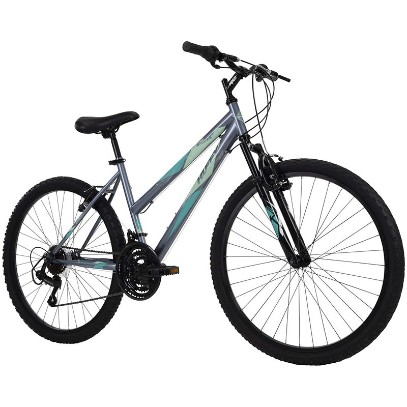 Huffy Hardtail Mountain Bike, Stone Mountain, 24 inch 21-Speed, Lightweight, Purple (74818) Sporting Goods > Outdoor Recreation > Cycling > Bicycles Huffy Gray 21 Speed 26 Inch Wheels/17 Inch Frame